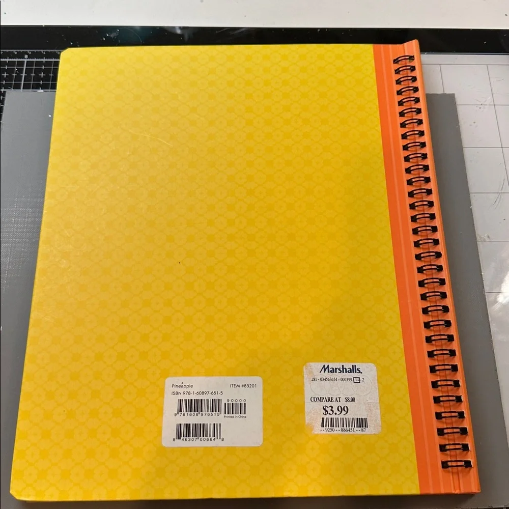 Studio Vibrant Yellow and Orange Folder